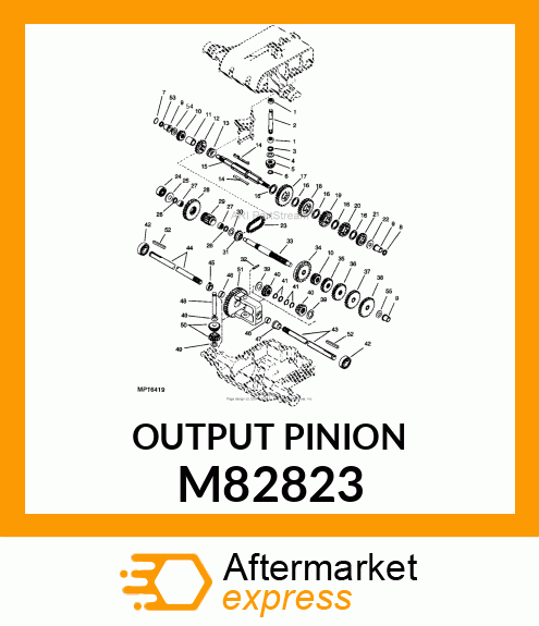 OUTPUT PINION M82823