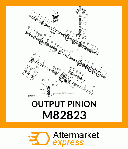 OUTPUT PINION M82823