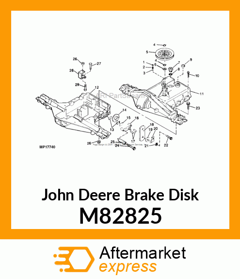 BRAKE DISK M82825