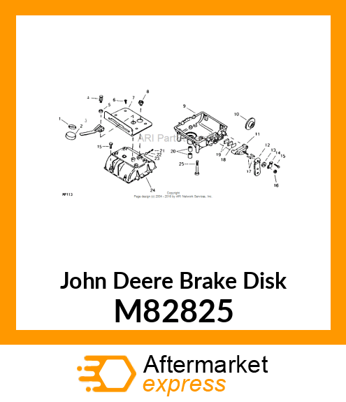 BRAKE DISK M82825