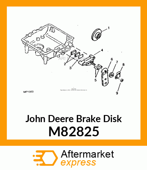 BRAKE DISK M82825