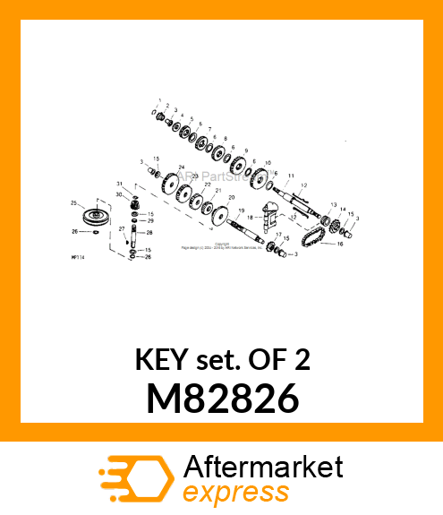 KEY M82826