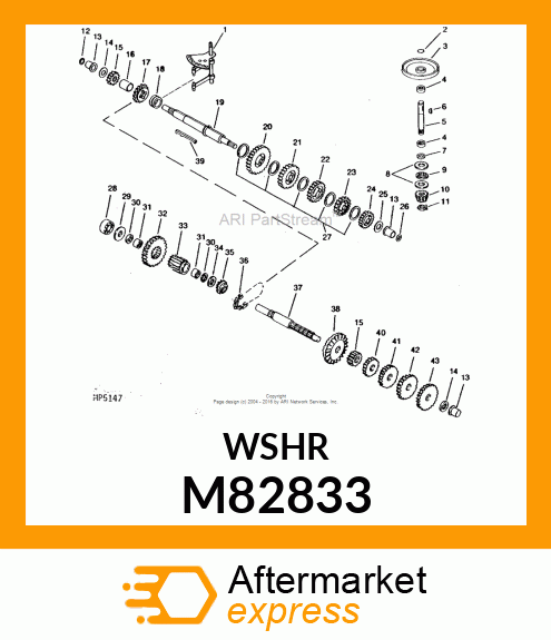 THRUST WASHER M82833