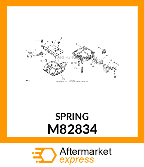 SPRING M82834