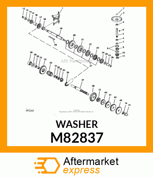 FLAT WASHER M82837