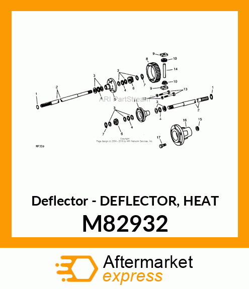 Deflector - DEFLECTOR, HEAT M82932