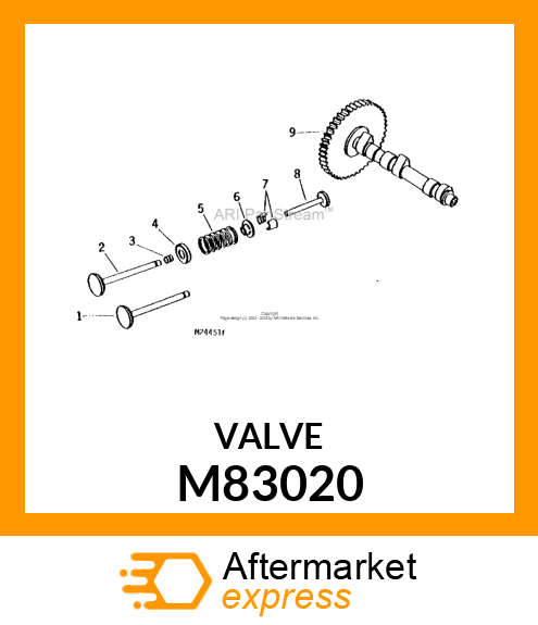 Exhaust Valve M83020