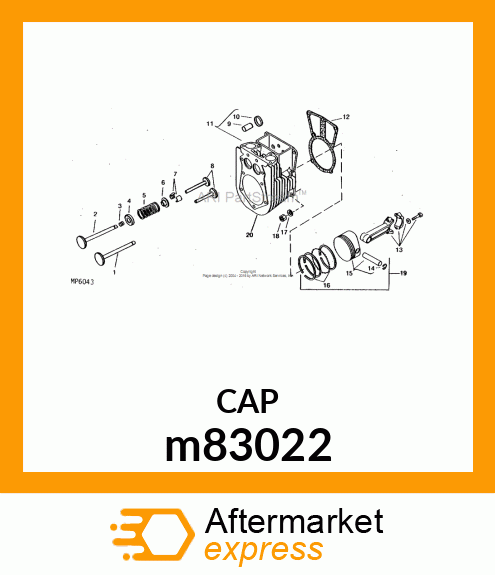 RETAINER, UPPER SPRING m83022