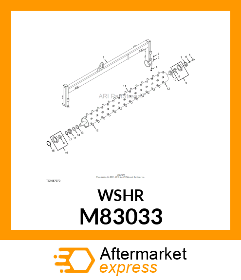 WASHER, THRUST M83033