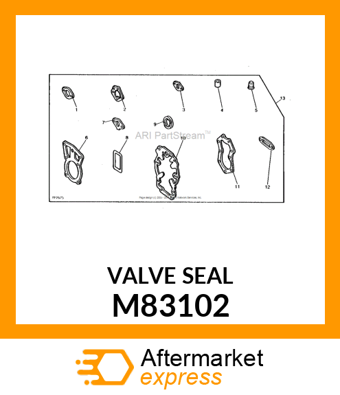 SEAL, VALVE STEM M83102