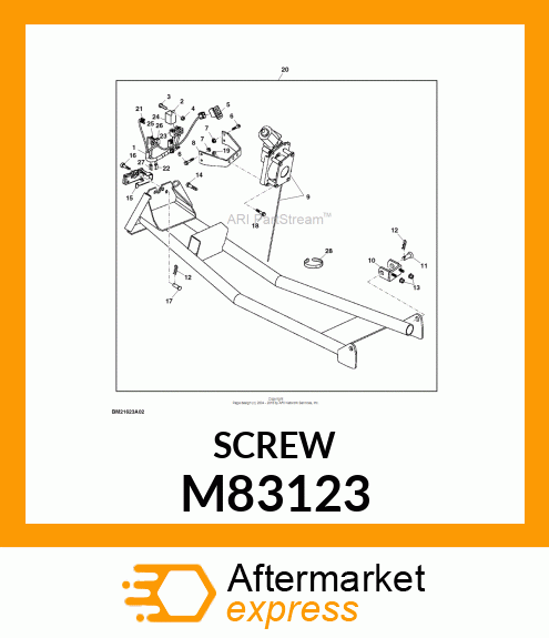 SCREW, CAP 10 M83123