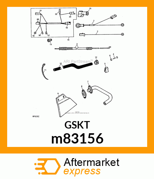 GASKET, EXHAUST m83156