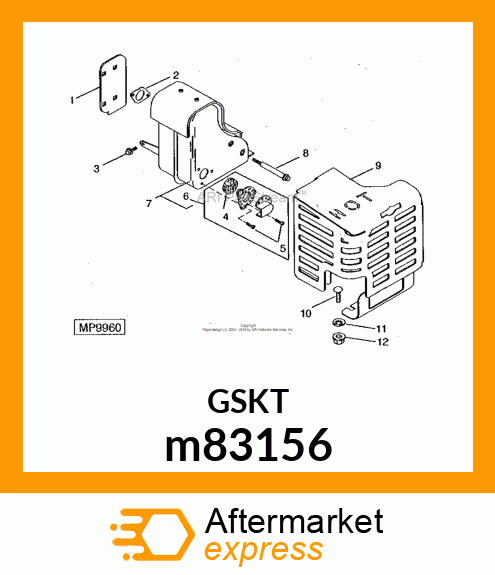 GASKET, EXHAUST m83156