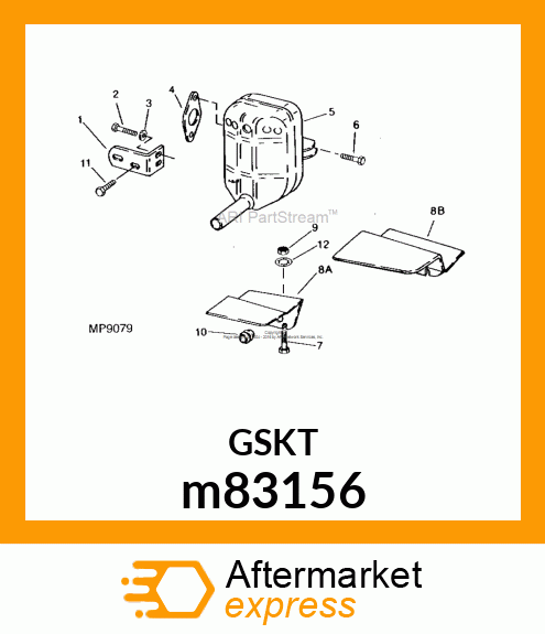 GASKET, EXHAUST m83156