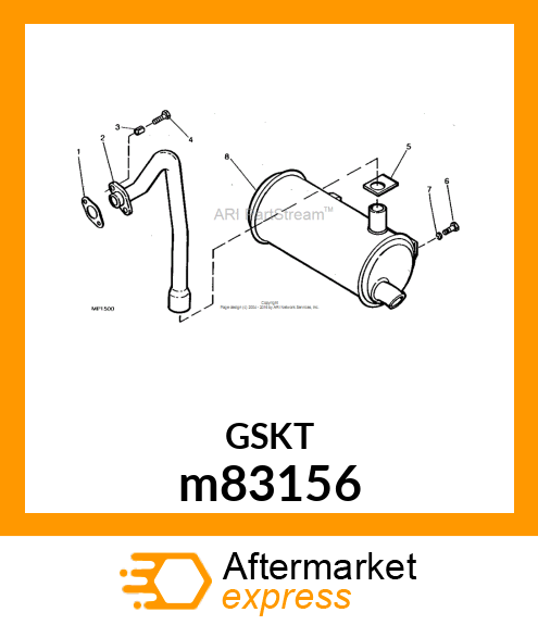 GASKET, EXHAUST m83156