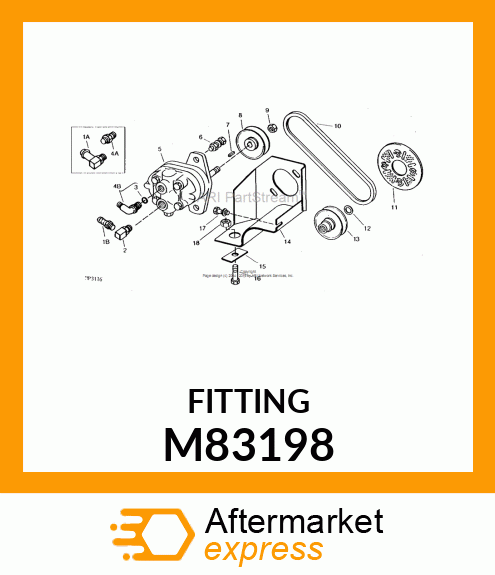 Fitting - HOSE CONNECTOR - PUR M83198