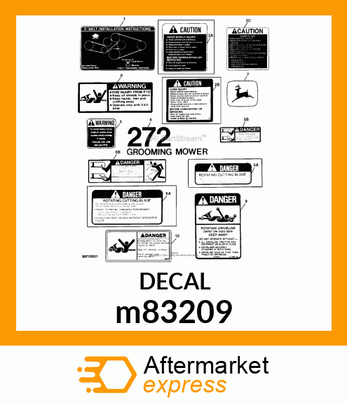 SAFETY SIGN m83209