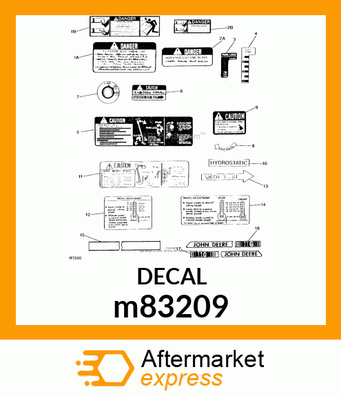 SAFETY SIGN m83209