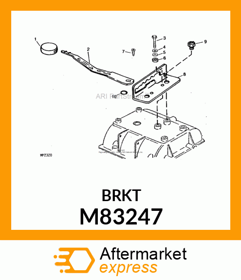 Gearshift Lever - LEVER, SHIFT M83247