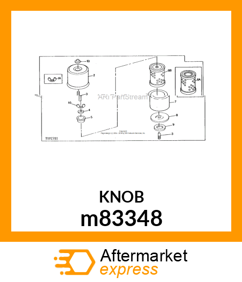 GASKET, GASKET, EXHAUST m83348