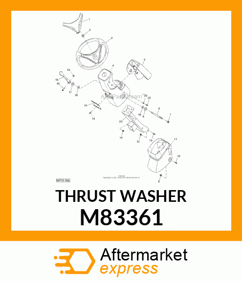 WASHER, THRUST M83361