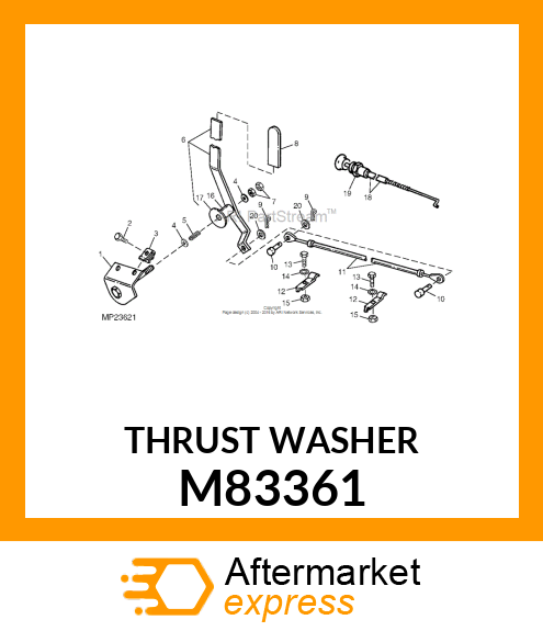 WASHER, THRUST M83361