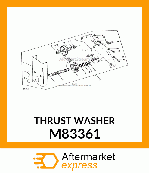 WASHER, THRUST M83361