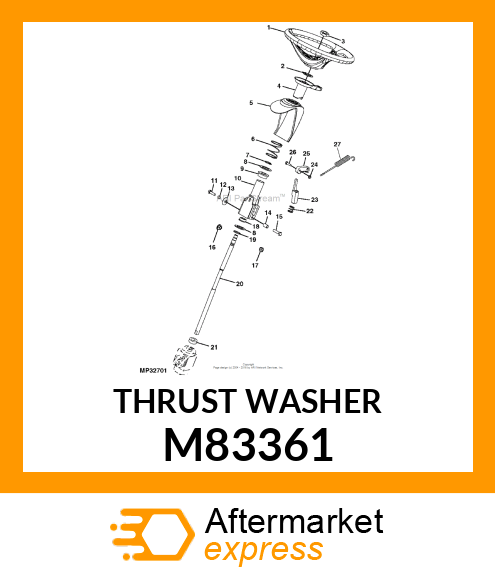 WASHER, THRUST M83361