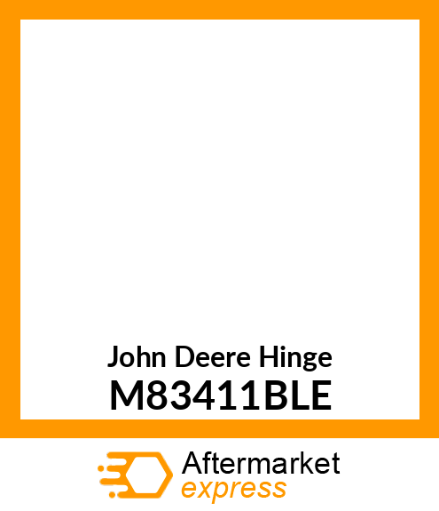 HINGE, HINGE, PAINTED (BLACK) M83411BLE