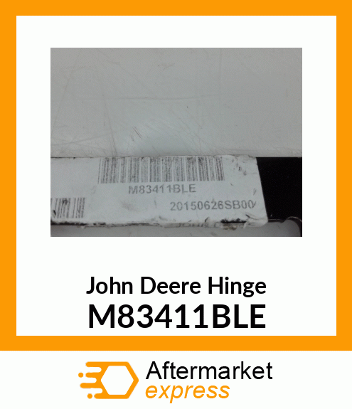 HINGE, HINGE, PAINTED (BLACK) M83411BLE