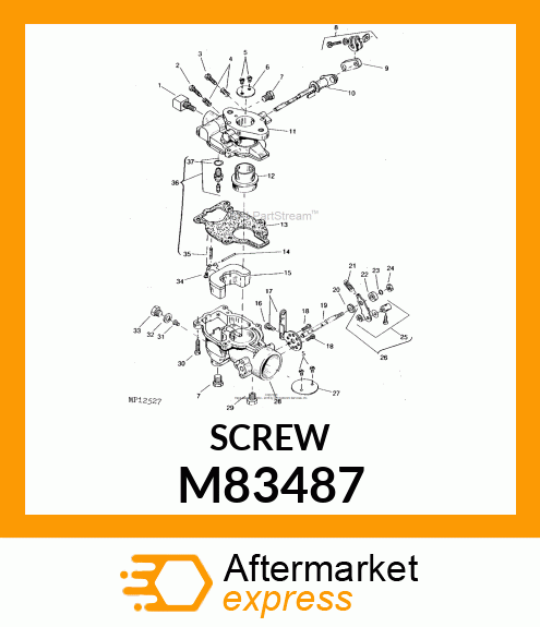 Jet - MAIN CARBURETOR JET, .050 (Part is Obsolete) M83487