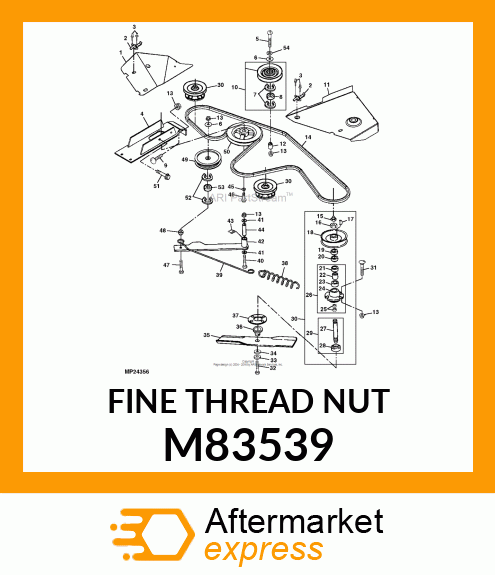 LOCK NUT, NUT, LOCK M83539