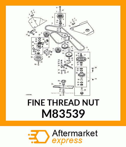 LOCK NUT, NUT, LOCK M83539