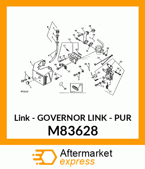 Link - GOVERNOR LINK - PUR M83628