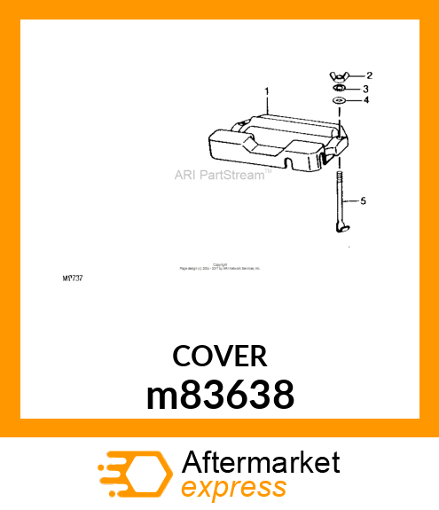 COVER, BATTERY m83638