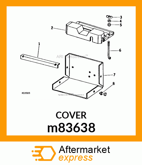 COVER, BATTERY m83638