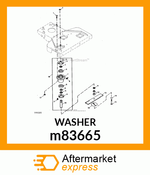 WASHER, WASHER, BLADE m83665