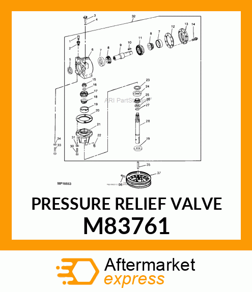 Pressure Relief Valve M83761