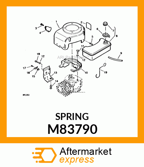 Clamp - CLAMP, FUEL TANK HOLDDOWN-PUR (Part is Obsolete) M83790