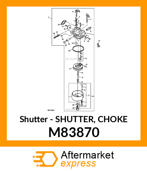 Shutter Choke M83870