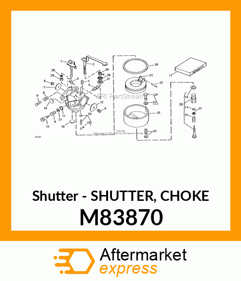 Shutter Choke M83870