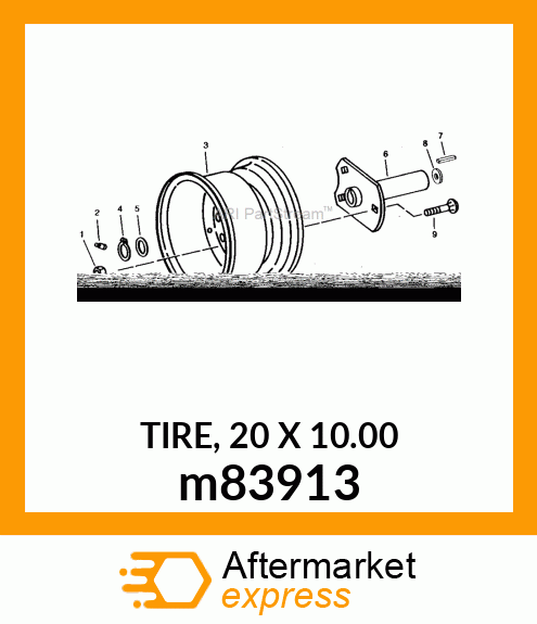 TIRE, 20 X 10.00 m83913