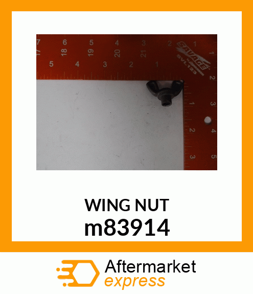 NUT ,WING, WITH WASHER, AIR CLEANER m83914