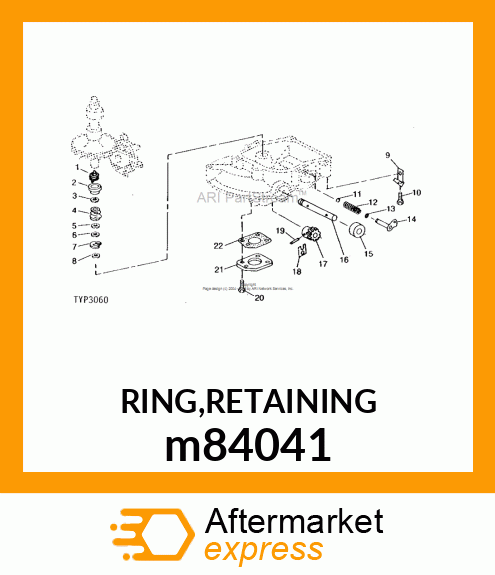 RING,RETAINING m84041