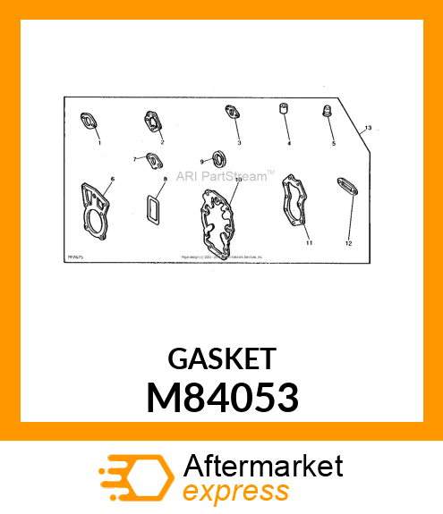 Gasket - GASKET,AIR HORN M84053