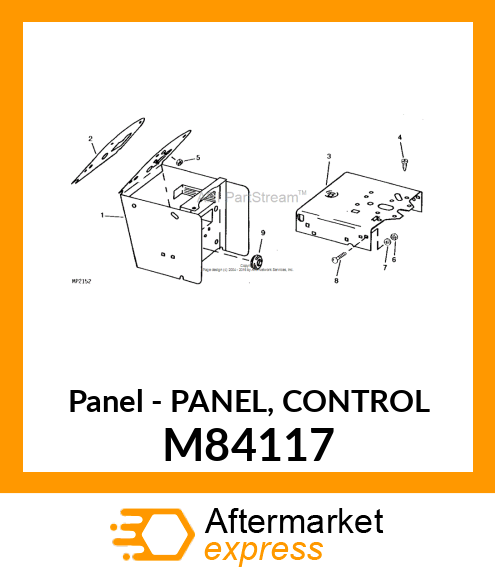 Panel - PANEL, CONTROL M84117