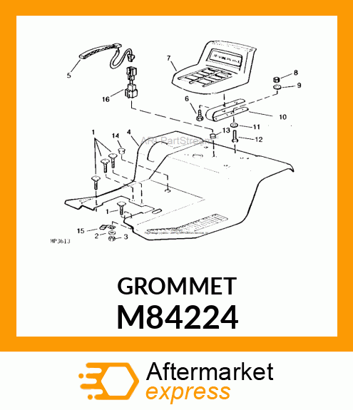 GROMMET, SPLIT M84224