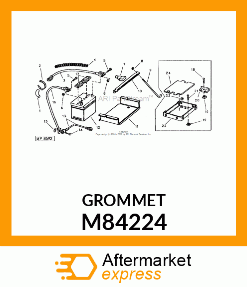 GROMMET, SPLIT M84224