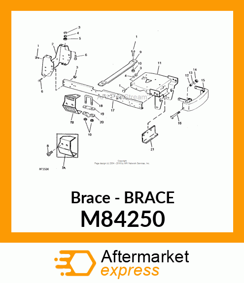 Brace - BRACE M84250