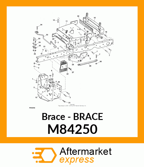 Brace - BRACE M84250